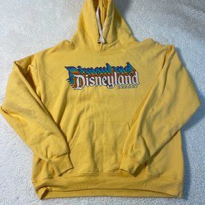 Disneyland Retro Resort Yellow Hoodie Medium